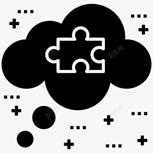 云组件云计算云插件图标svg_新图网 https://ixintu.com 云计算 元素 图标 字形 技能 插件 生活 组件 解决 问题