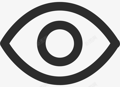 3.0睁眼svg_新图网 https://ixintu.com 3.0睁眼