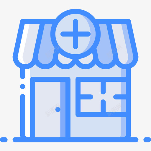 药房mobicons9蓝色图标svg_新图网 https://ixintu.com mobicons9 药房 蓝色