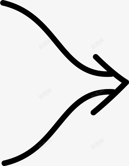 聚集箭头涂鸦合并图标svg_新图网 https://ixintu.com 合并 手绘 涂鸦 箭头 结果 聚集