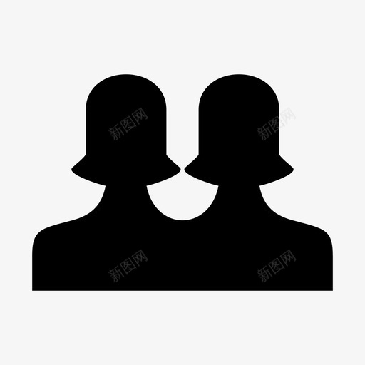 社区朋友群组图标svg_新图网 https://ixintu.com 人员 朋友 用户 社交 社区 群组