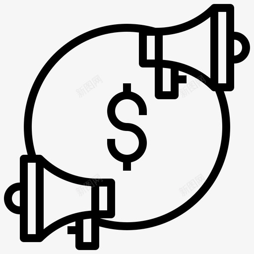 一般征集市场营销公开募捐图标svg_新图网 https://ixintu.com 一般 公开 募捐 市场营销 征集 集资