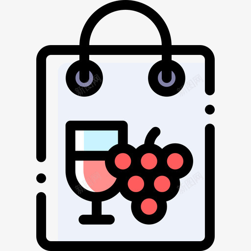 酒庄葡萄酒7颜色省略图标svg_新图网 https://ixintu.com 省略 葡萄酒 酒庄 颜色