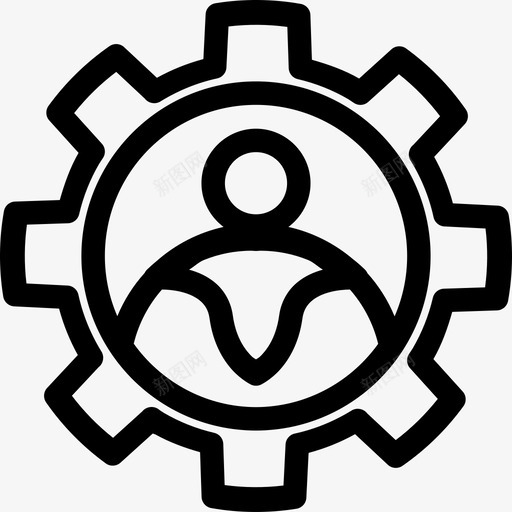 个人资料关于我管理员图标svg_新图网 https://ixintu.com 个人 个人资料 关于我 头像 管理员 设置