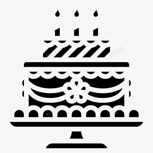婚礼蛋糕爱情婚姻图标svg_新图网 https://ixintu.com 固体 图标 婚姻 婚礼 情人节 爱情 爱情故事 蛋糕