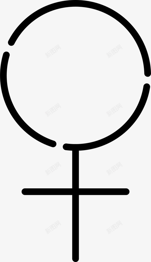 女人性别图标svg_新图网 https://ixintu.com 女人 性别