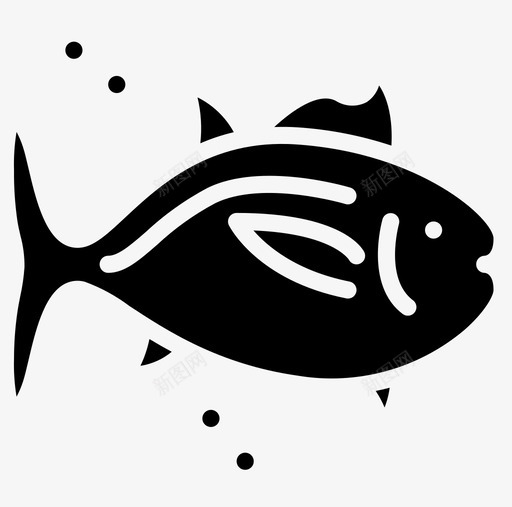 金枪鱼海洋生物26装满图标svg_新图网 https://ixintu.com 海洋生物26 装满 金枪鱼