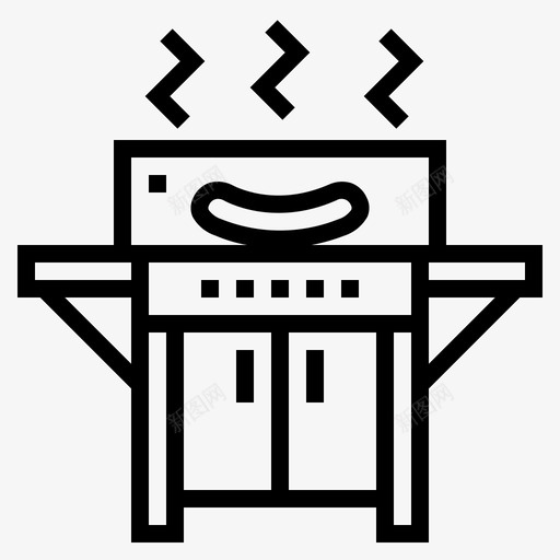 烧烤食物聚会图标svg_新图网 https://ixintu.com 晚餐 烧烤 聚会 食物