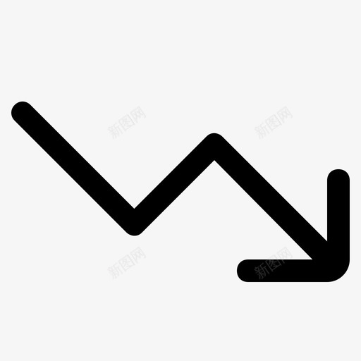 图表 下降趋势svg_新图网 https://ixintu.com 图表 下降趋势