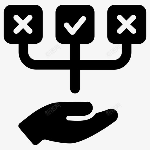 决策管理项目图标svg_新图网 https://ixintu.com 决策 战略 管理 解决方案 项目