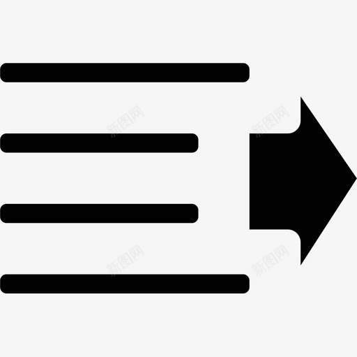 右对齐实用程序3填充图标svg_新图网 https://ixintu.com 右对齐 填充 实用程序3