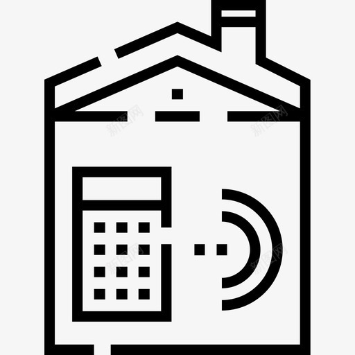 电池家用自动2线性图标svg_新图网 https://ixintu.com 家用自动2 电池 线性