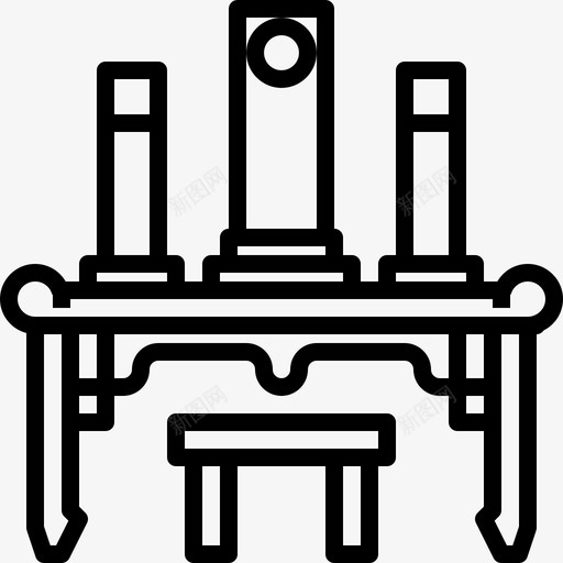 祖先的精神标签标志图标svg_新图网 https://ixintu.com 中国 传统 标志 标签 祖先 精神
