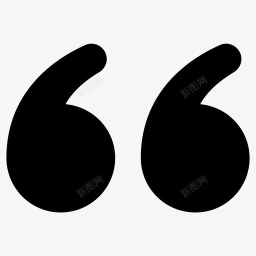 引号标点句子图标svg_新图网 https://ixintu.com 句子 引号 标点