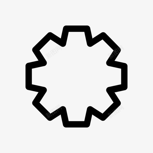 cogs管理选项图标svg_新图网 https://ixintu.com cogs 流行图标圆形线条 管理 设置 选项 预设