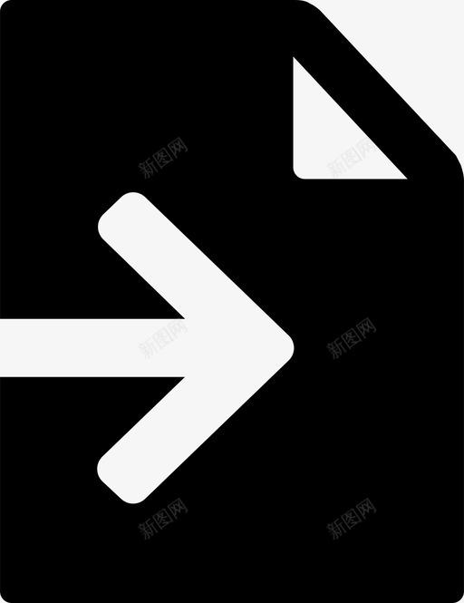 导入文件文件图标svg_新图网 https://ixintu.com 导入文件 文件
