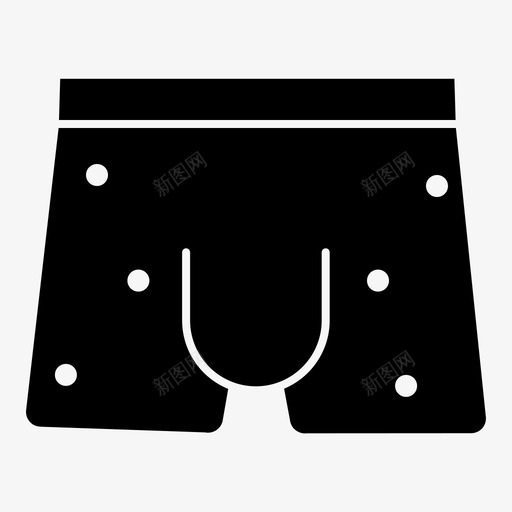 内衣拳击手时尚图标svg_新图网 https://ixintu.com 元素 内衣 拳击手 时尚 阳刚