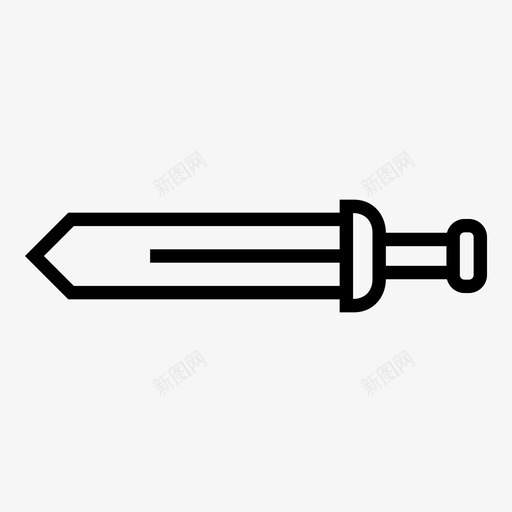 剑战骑士图标svg_新图网 https://ixintu.com 武器 骑士