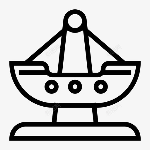 船上乐园游乐场嘉年华图标svg_新图网 https://ixintu.com 主题公园 嘉年华 嘉年华及游艺线艺术 游乐场 秋千船 船上乐园