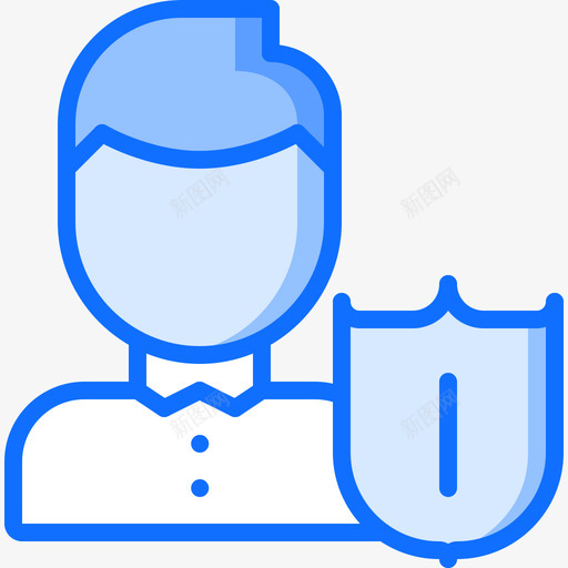 保险营销109蓝色图标svg_新图网 https://ixintu.com 保险 营销 蓝色
