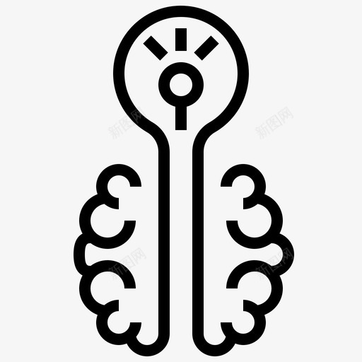 积极思考头脑风暴想法图标svg_新图网 https://ixintu.com 动机 商业 头脑 思考 想法 积极 铅笔 风暴