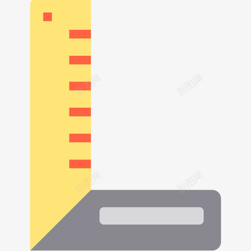 2号施工工具平尺图标svg_新图网 https://ixintu.com 2号施工工具平尺