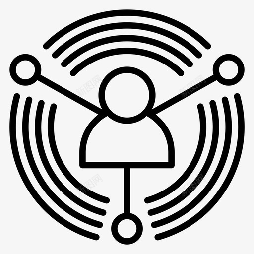 配置文件连接数据图标svg_新图网 https://ixintu.com 数据 用户 网络 连接 配置文件