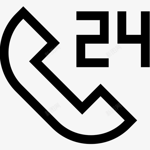 呼叫紧急服务23直拨图标svg_新图网 https://ixintu.com 呼叫 服务 直拨 紧急