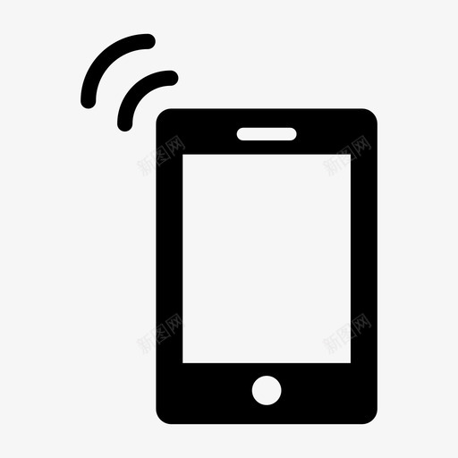 电话信号通话通讯图标svg_新图网 https://ixintu.com 信号 电话 移动 通讯 通话