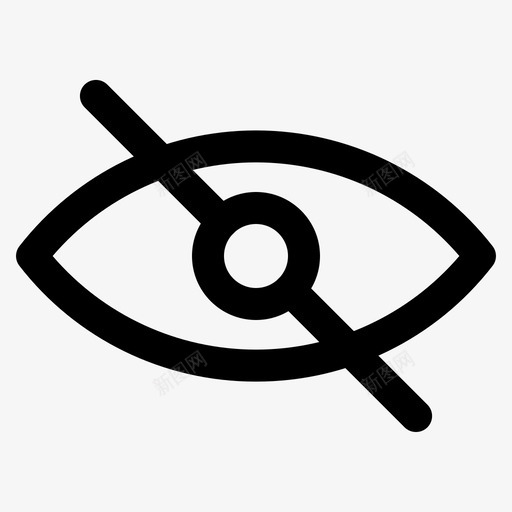 护眼隐形ui图标svg_新图网 https://ixintu.com ui ui基本 ux web 护眼 隐形