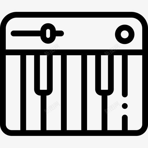 键盘艺术家工作室13线性图标svg_新图网 https://ixintu.com 工作室 线性 艺术家 键盘