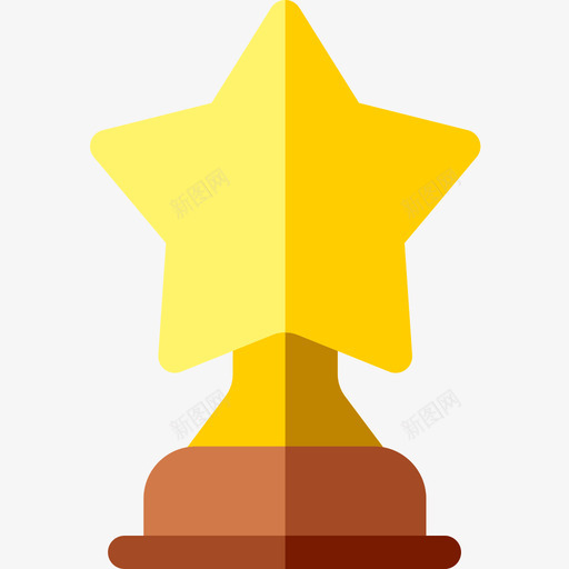 奖杯奖章扁平图标svg_新图网 https://ixintu.com 奖杯 奖章 扁平