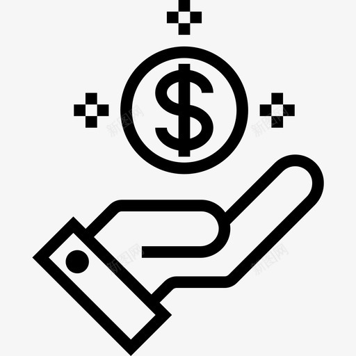 81线性金融图标svg_新图网 https://ixintu.com 81 线性金融