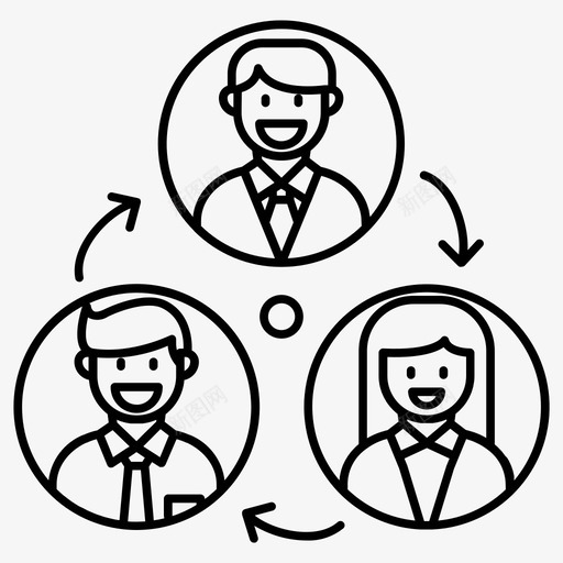 组织业务公司图标svg_新图网 https://ixintu.com 业务 公司 工作 组织 财务