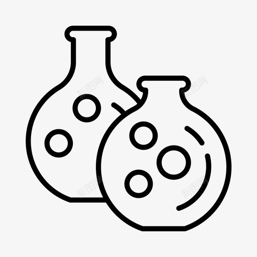 实验室化学微生物学图标svg_新图网 https://ixintu.com 化学 实验室 微生物学 科学 科学家