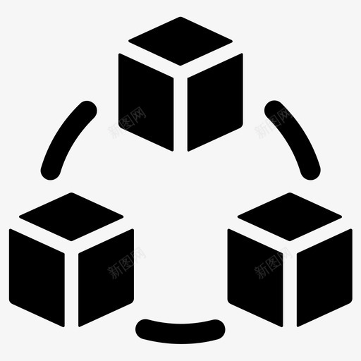 模块应用程序对象图标svg_新图网 https://ixintu.com 对象 应用程序 模块 编程