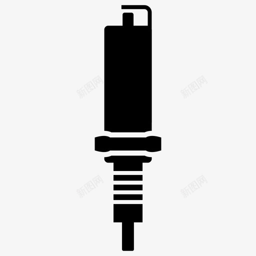 火花塞汽车配件汽车工具图标svg_新图网 https://ixintu.com 固体 图标 工具 插头 汽车 汽车配件 火花塞 维修服务