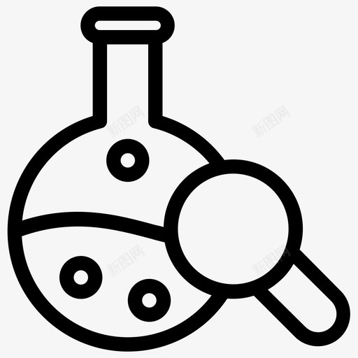 化学研究锥形瓶实验室研究图标svg_新图网 https://ixintu.com 化学研究 实验室搜索 实验室研究 试管婴儿线图标 锥形瓶