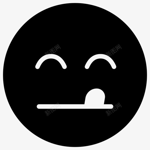美味表情情感图标svg_新图网 https://ixintu.com 情感 感觉 美味 表情
