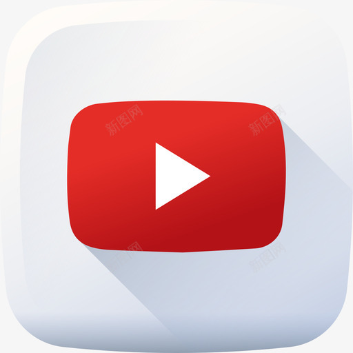 Youtube社交媒体标识3彩色图标svg_新图网 https://ixintu.com Youtube 彩色 社交媒体标识3