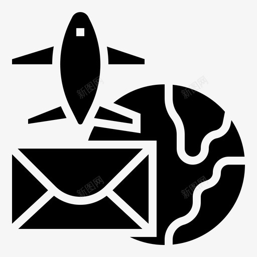 航空邮件快递海外图标svg_新图网 https://ixintu.com 快递 服务 标志 海外 航空 邮件 邮资