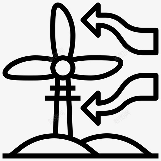 风电危险生态图标svg_新图网 https://ixintu.com 世界 危险 坦克 废物 拯救 有毒 生态 风电