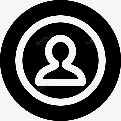 用户网页87已填充图标svg_新图网 https://ixintu.com 填充 用户 网页设计