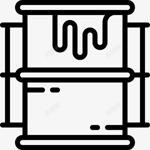 油桶生态143线性图标svg_新图网 https://ixintu.com 油桶 生态143 线性