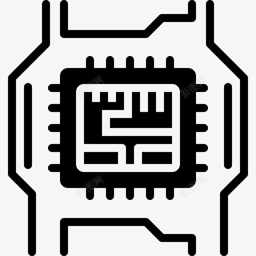 硬件计算机技术图标svg_新图网 https://ixintu.com 技术 硬件 计算机