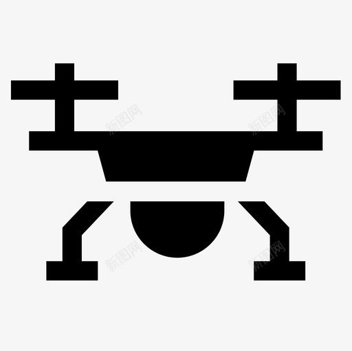无人机新闻满天飞图标svg_新图网 https://ixintu.com 新闻 无人机 满天飞