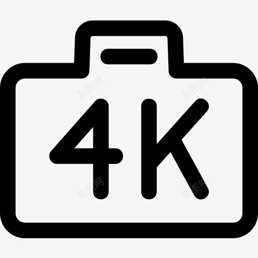 4k摄影51直线图标svg_新图网 https://ixintu.com 4k 摄影 直线