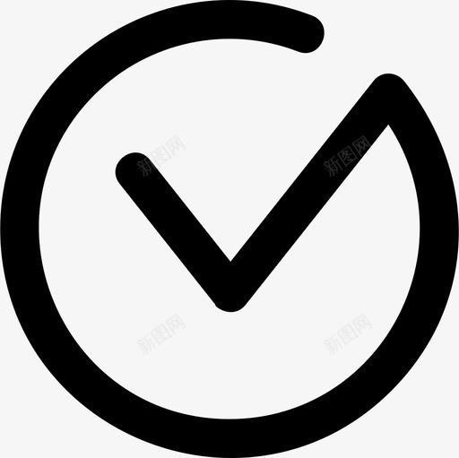 勾选相应地同意图标svg_新图网 https://ixintu.com 勾选 匹配 同意 正确 相应