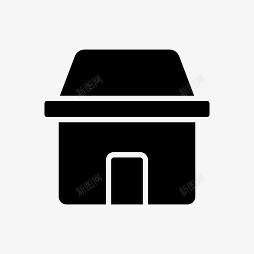 住宅建筑物建筑图标svg_新图网 https://ixintu.com 住宅 建筑 建筑物 房屋 物业 用户界面