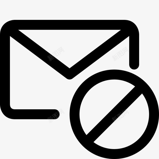垃圾邮件感染邮件图标svg_新图网 https://ixintu.com 垃圾 感染 邮件